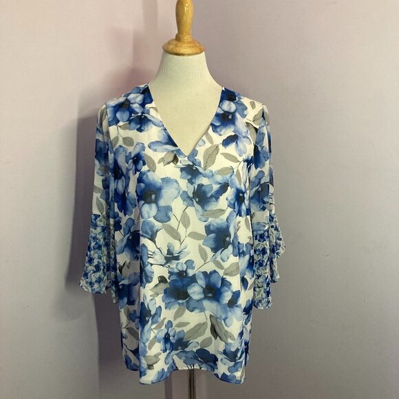 Calvin Klein Blouse, EUC, Size M - Picture 2 of 12